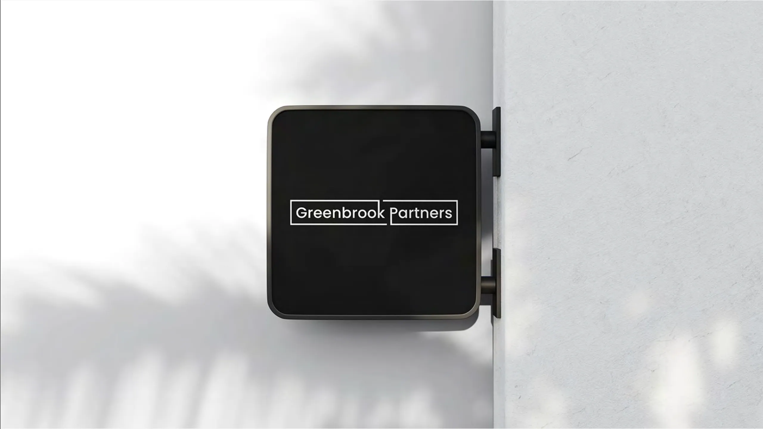 Greenbrook Partners brokerage brand signalling institutional seriousness across touchpoints